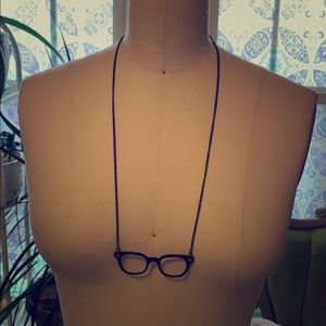 Nerd glasses necklace